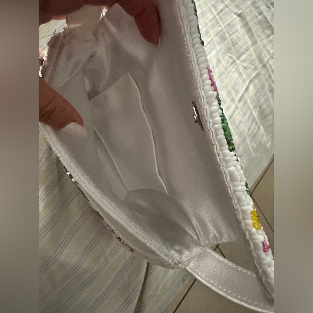 Colorful Embroidered Tote Bag Handmade details - Picture 7 of 8